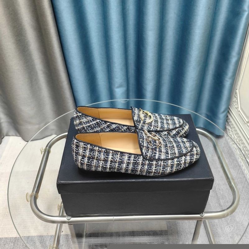 Ch*el leather shoes
